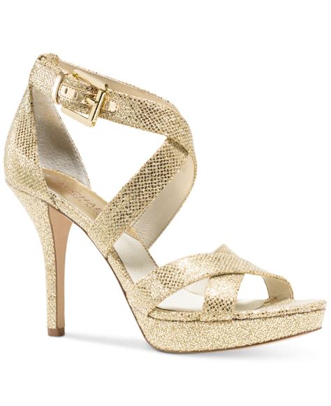 michael michael kors footwear sandals gold|michael kors sandals outlet online.